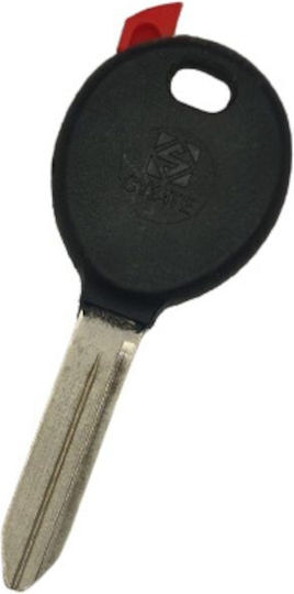 Silca Car Key with Immobilizer Socket