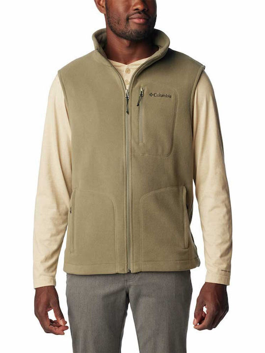 Columbia Fast Trek Fleece Sleeveless Jacket Khaki