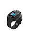 Kids Smartwatch with GPS and Rubber/Plastic Strap Black