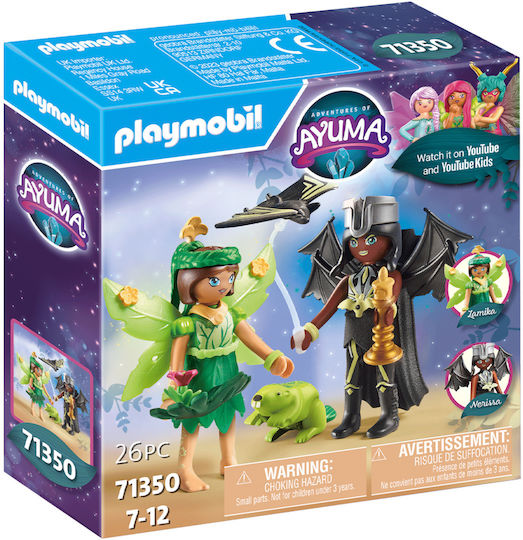 Playmobil Ayuma Forest Fairy & Bat Fairy With Soul Animals за 7-12 години