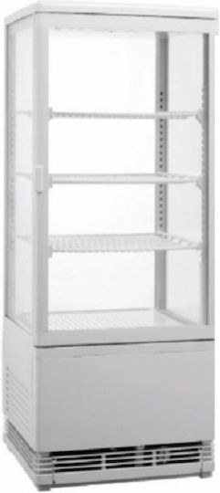 Karamco Vitrină de Congelare De Masă cu Capacitate 78lt 42.8x38.6x96cm Rt78lwhite