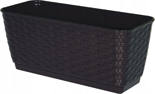 Prosperplast Ratolla Case P DRL400P Blumentopf Rattan Braun Prosperplast Ratolla Case P DRL400P Blumentopf Rattan Braun