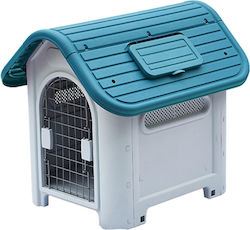 Nunbell Pet Plastic Dog House Blue 59x66x75cm