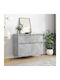 Cabinets Wall Gray 2pcs 40x35x70cm