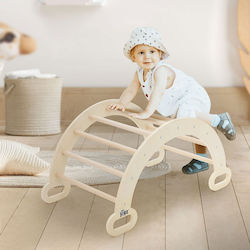 Joyz Wooden Playground Equipment Αψίδα Αναρρίχησης Beige