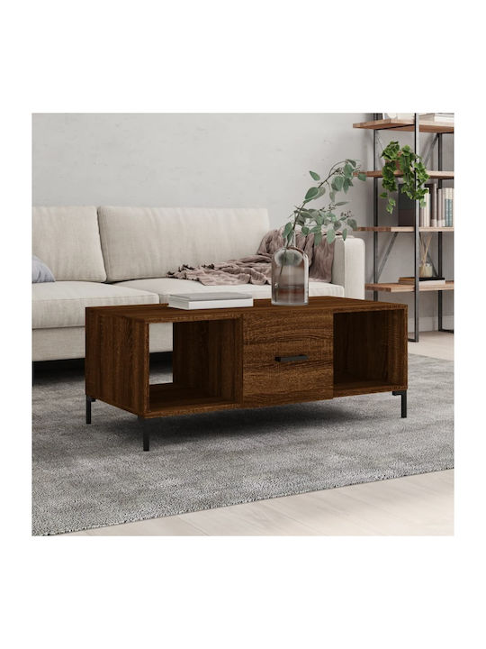 Rectangular Wooden Coffee Table Oak L102xW50xH40cm