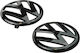 Car Signal Stickers 13.5 x 13.5cm for Car Hood in Black Color 2pcs