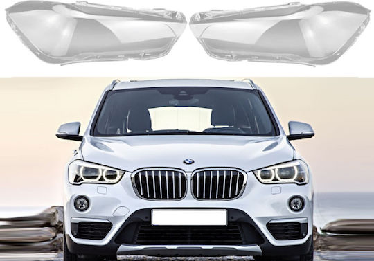 BMW X1 Headlight Crystal 2015-2019 Set of 2 Pieces