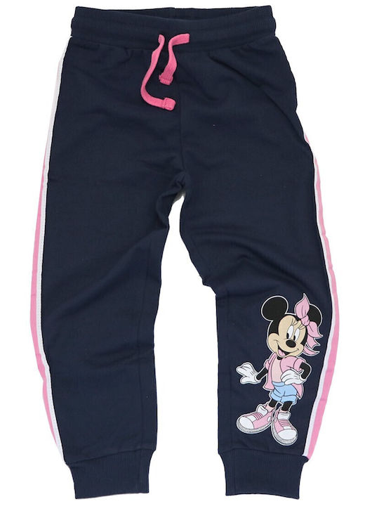 Παιδικό Παντελόνι Φόρμας Navy Μπλε Minnie Mouse