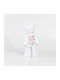 Borea Αρκουδάκι Kitty Βρεφική Πετσέτα Προσώπου/Χεριών Λευκή 50x90cm