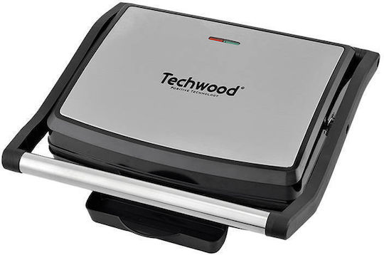 Techwood Sandwich Maker pentru 2 Sandvișuri 1800W Inox