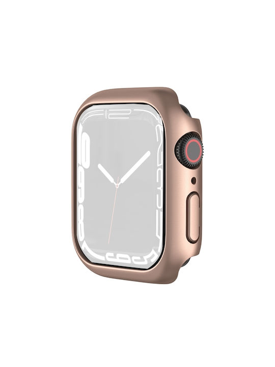 Πλαστική Θήκη σε Ροζ Χρυσό χρώμα για το Apple Watch 41mm