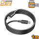 Ingco USB 2.0 Cable USB-C male - USB-C Μαύρο 1m IUCC02
