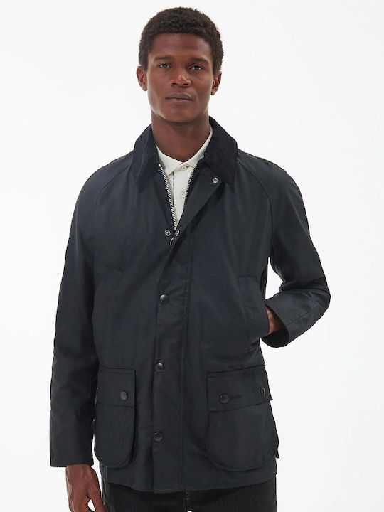 Ashby Wax Winter Jacket Black