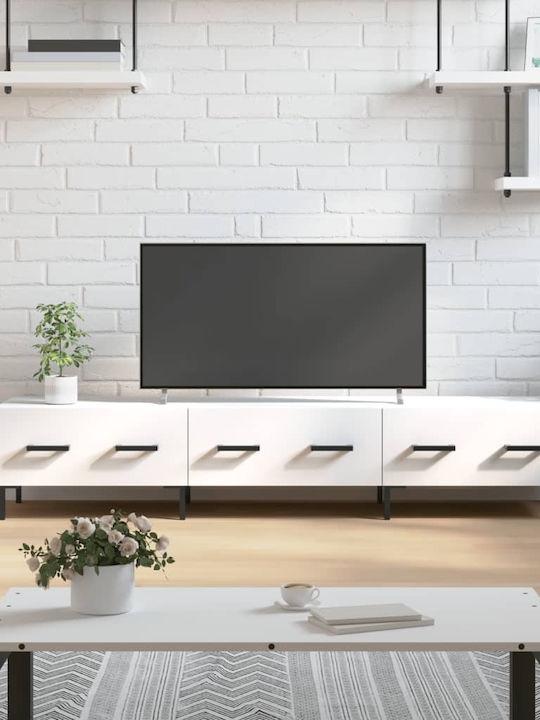 TV Stand White 150x36x30cm