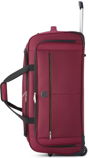 Delsey Pin Up 6 Sack Voyage Burgundy with Wheels Fabric L74xW34.5xH36cm