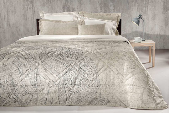 Guy Laroche Talia Κουβερλί Υπέρδιπλο Natural 240x250cm