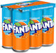 Fanta Πορτοκαλάδα Χωρίς Ανθρακικό σε Κουτί 6x330ml
