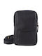 Leder Damentasche Schultertasche Schwarz