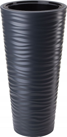 Form Plastic Dunes Slim Pot Plastic Anthracite