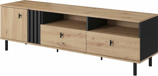 Έπιπλο Τηλεόρασης Madis Μπεζ Μ165xΠ40xΥ49cm