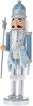 Iliadis Plastic Christmas Nutcracker 28cm Light Blue