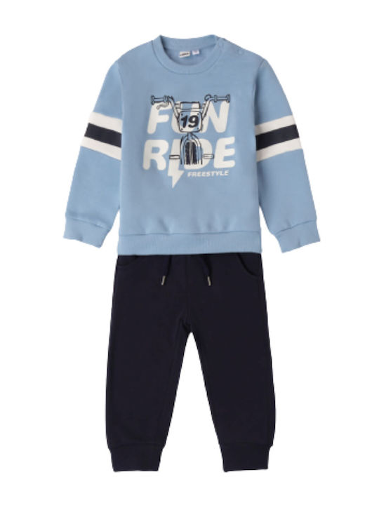 iDO Kids Sweatpants Set Light Blue 2pcs