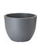 Form Plastic Muna Γλάστρα Πλαστική Anthracite 29.5x29.5x22εκ.