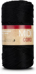 Handibrand Midi Cord Macrame Black 135m 200g