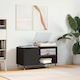 vidaXL Hi-Fi Furniture Black 38x85x48cm