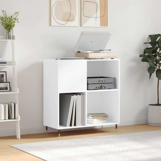vidaXL Mobilier Hi-Fi Alb 38x84.5x89cm