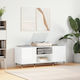 vidaXL Glossy Hi-Fi Furniture White 38x121x48cm
