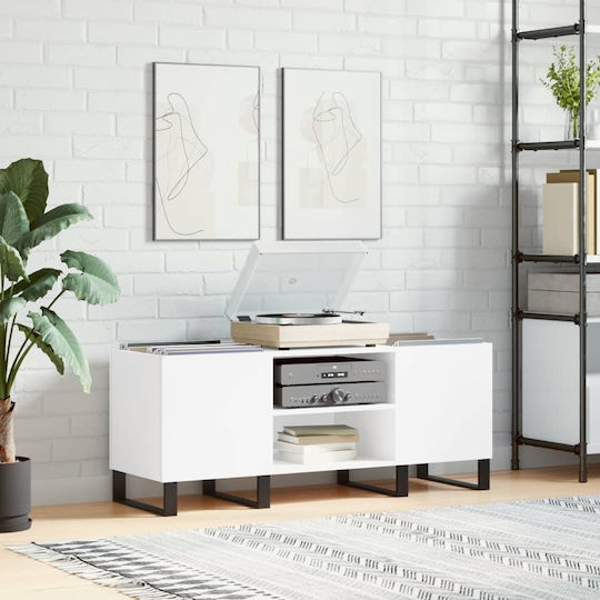 vidaXL Έπιπλο Hi-Fi Λευκό 38x121x48cm