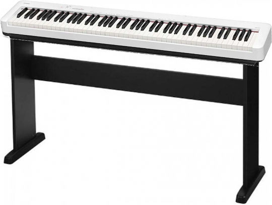 Casio Ηλεκτρικό Stage Πιάνο CDP-S110 με 88 Βαρυκεντρισμένα Πλήκτρα Ενσωματωμένα Ηχεία και Σύνδεση με Ακουστικά και Υπολογιστή White