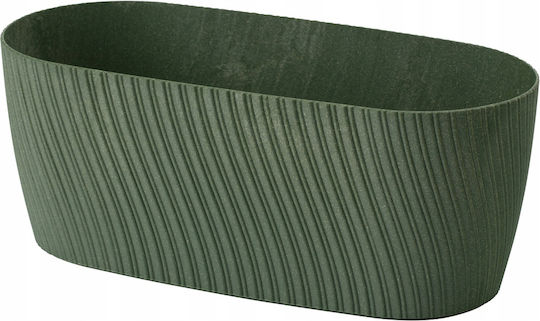 Form Plastic Mika Ζαρντινιέρα Πλαστική Forest moss 27x12x12εκ.