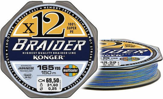 Konger Braider Νήμα Ψαρέματος 150m / 0.18mm / 22.5kg