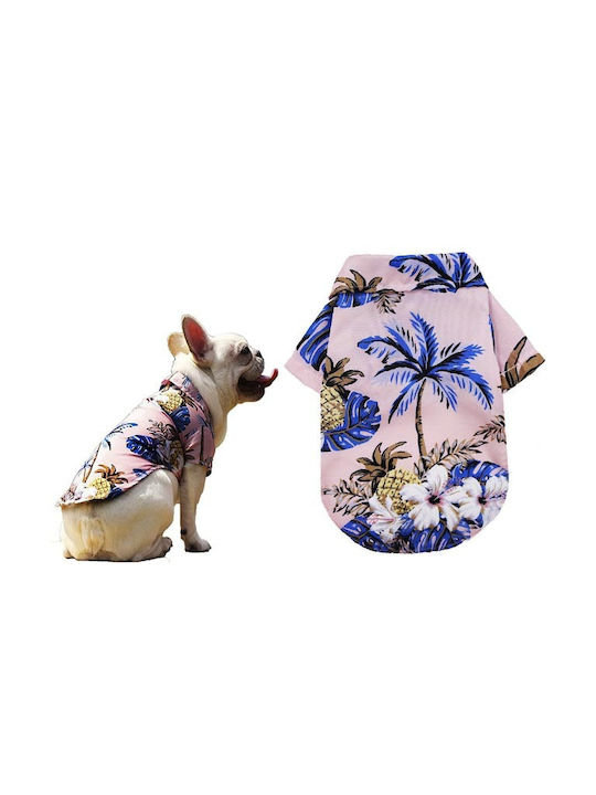 Hawaii Hundeshirt in Rosa Farbe S 33x31x26cm Brustumfang: 28cm