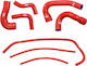 Samco Sport Set Silicone Motorcycle Engine Hoses for Yamaha MT-09 / XSR 900 Red