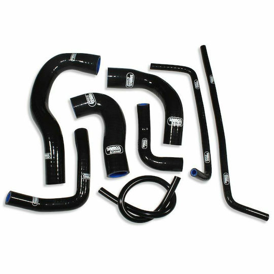 Samco Sport Set Coliere Motor Motocicletă Silențioase Pentru Yamaha MT-09 Negru
