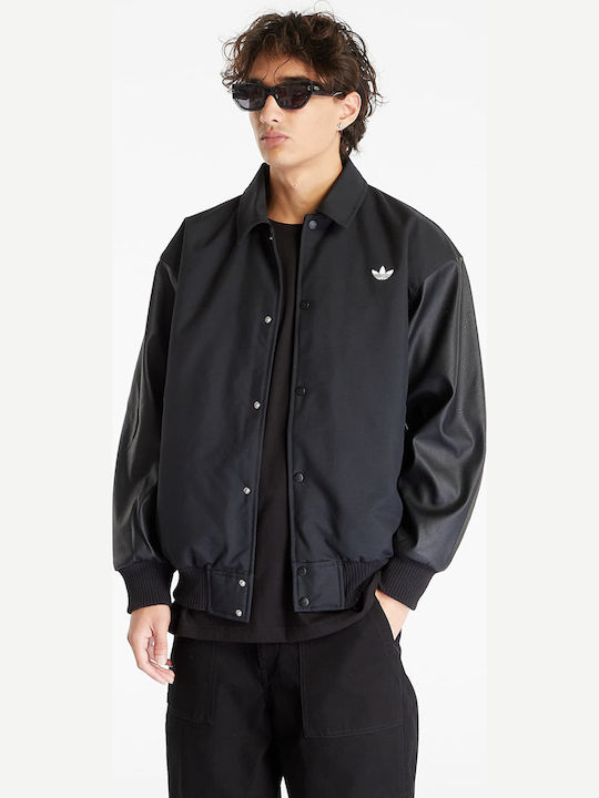 Originals Collegejacke Winter Jacke Schwarz