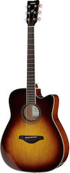 Yamaha Semi-acustic Chitară FGC-TA Sunburst