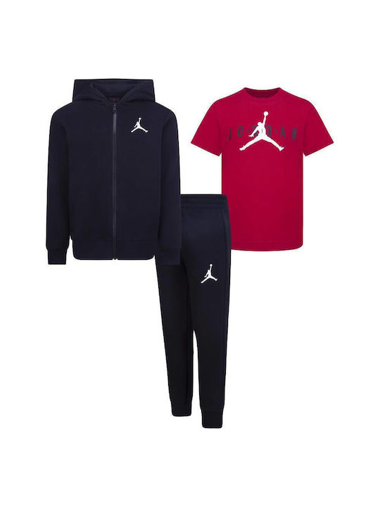 Jordan Kinder Sweatpants Set - Jogginganzug Schwarz 3Stück