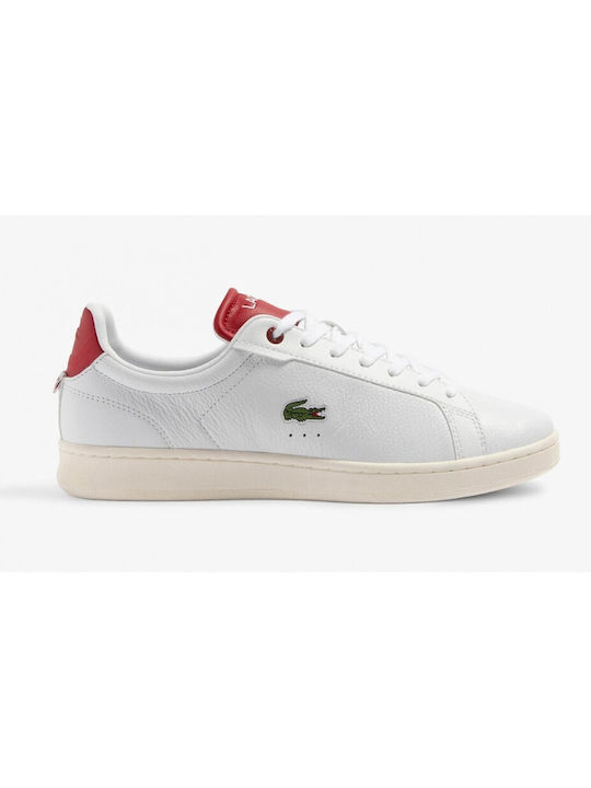 Lacoste Carnaby Pro Ανδρικά Sneakers Λευκά