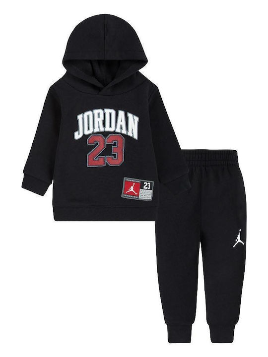 Jordan Kinder Sweatpants Set - Jogginganzug Schwarz 2Stück