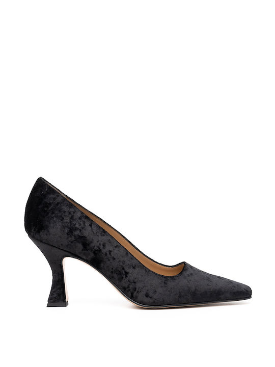 Philippe Lang Leder Pumps Schwarz