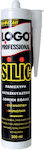 Logo Professional Silic Sealant Silicone Transparent 300ml