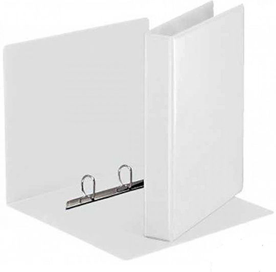 Exas Paper Clipboard with 2 Rings for Paper A4 White 1pcs