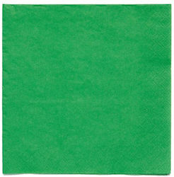 Храна Салфетки 33x33см. Зелен 20бр