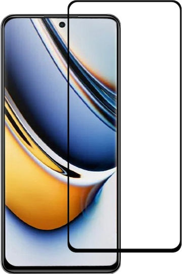 9D Full Face Tempered Glass Μαύρο (Realme 11 Pro / 11 Pro+)