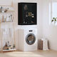 vidaXL Bathroom Cabinet L69.5xW34xH90cm Black